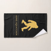 Grappige Grote Voet Weg Gesquatch Sasquatch Handdoek (Handdoek)