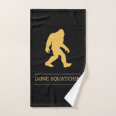 Grappige Grote Voet Weg Gesquatch Sasquatch Handdoek (Handdoek)