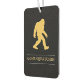 Grappige Grote Voet Weg Gesquatch Sasquatch Luchtverfrisser (Links)