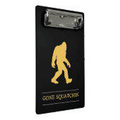 Grappige Grote Voet Weg Gesquatch Sasquatch Mini Klembord (Schuin)