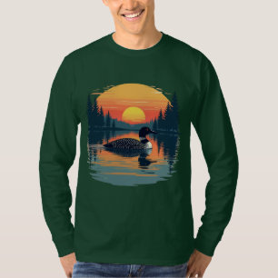 Grappige Grote Zeeduiker – Minnesota Vogelaar T-shirt