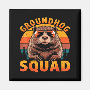 Grappige Groundhog-club Gelukkige Groundhog-dag 20 Magneet