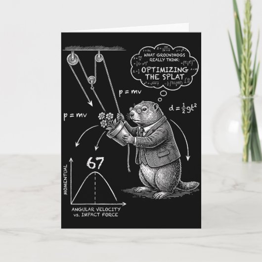 Grappige Groundhog Day 67 Meme Wat Grondmarmotten  Kaart (Voorkant)