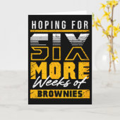 Grappige Groundhog Day 6 weken meer zoete traktati Kaart (Gele Bloem)