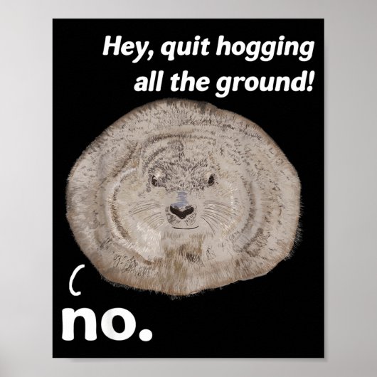 Grappige Groundhog-grap Groundhog-dag Woodchuck-ci Poster (Voorkant)