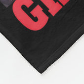 Grappige Groundhog maken Groundhog Day weer geweld Fleece Deken (Hoek)