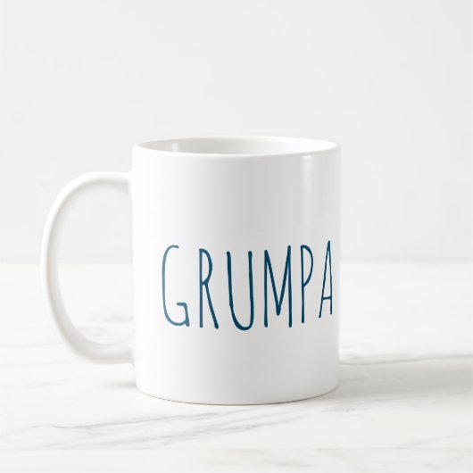 Grappige Grumpa Nieuwigheid voor Chagrijnige Opa G Koffiemok (Links)