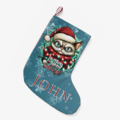 Grappige Grumpy Cat Christmas Stocking Kleine Kerstsok
