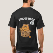 Grappige Grumpy Cat | Doos van woede | Ik haat dez T-shirt (Achterkant)