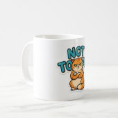 Grappige Grumpy Cat Niet Vandaag T-Shirt Koffiemok (Voorkant links)