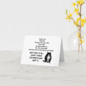 Grappige Grumpy Cat Vaderdag Note-kaarten Kaart (Gele Bloem)