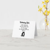 Grappige Grumpy Cat Verjaardag Meisje Kaart (Gele Bloem)