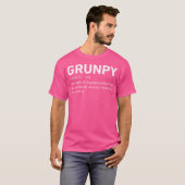 Grappige Grumpy Definitie Rinnende Renner Grap T-shirt (Voorkant volledig)