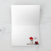 Grappige Grumpy Kitten Kerst Kaart (Binnen)