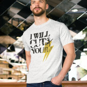 Grappige Grunge Hair Stylist Kapper Phrase T-shirt