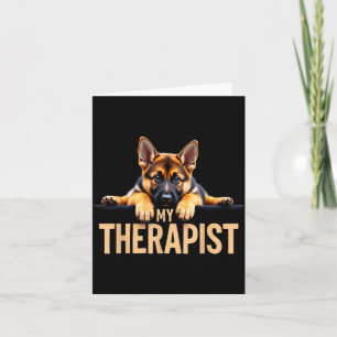 Grappige Gsd Shep Puppy Mijn Therast Duitse Herder Kaart