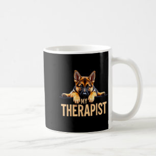 Grappige Gsd Shep Puppy Mijn Therast Duitse Herder Koffiemok