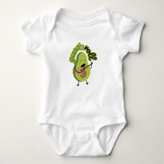 Grappige Guac en Roll Avocado Baby Body Suit Romper