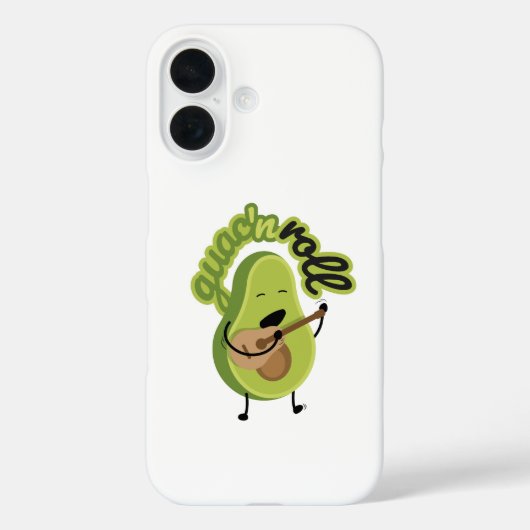 Grappige Guac en Roll Avocado iPhone Case (Achterkant)