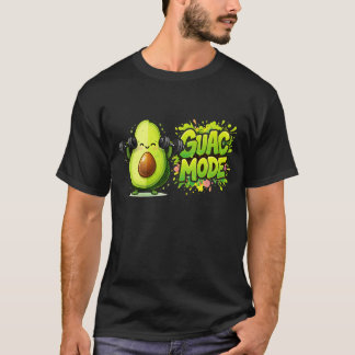 Grappige Guac-modus Avocado Sportzaal Fitness T-shirt