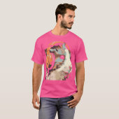 Grappige Guinea Pig Gerbil hoofdtelefoon T-shirt (Voorkant volledig)