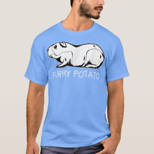 Grappige Guinea Pig Harige Aardappel Kinderen Mann T-shirt