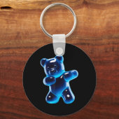 Grappige Gummybeer Kunst voor Mannen Vrouwen Kinde Sleutelhanger (Voorkant)