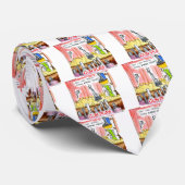 Grappige GunPlay Cartoon Stropdas (Opgerold)