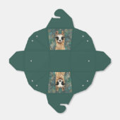 Grappige gunst box met nieuwsgierige speelse lama bedankdoosjes (Uitgevouwen)