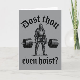 Grappige Gym Dost Thou Zelfs Hijsen Middeleeuws Kaart