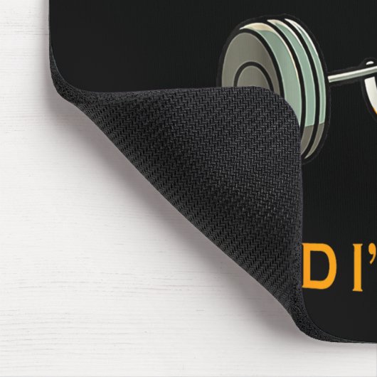 Grappige Gym Duck citeren alles doet pijn en ik be Muismat (Hoek)