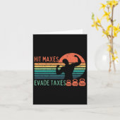 Grappige Gym Gewichtheffen Hit Maxes Ontduiken Bel Kaart (Gele Bloem)