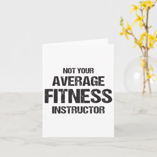 Grappige Gym Instructor Workout Fitness Gift Bodyb Kaart (Gele Bloem)