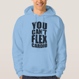 Grappige Gym Joke - Flex Cardio Hoodie