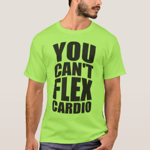 Grappige Gym Joke - Flex Cardio T-shirt