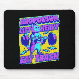Grappige Gym Lift Heavy Eat Trash Gewichtheffen Op Muismat
