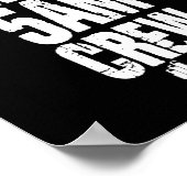 Grappige Gym Lover Workout Squad 5am Crew Exercise Poster (Hoek)