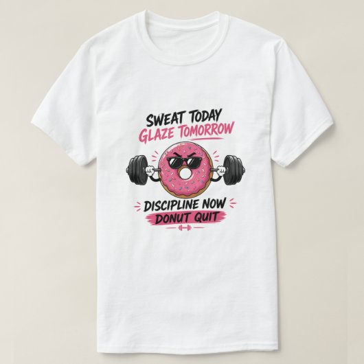 Grappige gym ontwerp t-shirt (Design voorkant)