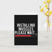 Grappige Gym Pun Gewichtheffen Muscle Crew Workout Kaart (Gele Bloem)