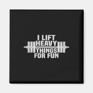 Grappige Gym Pun Gewichtheffen Muscle Crew Workout Magneet