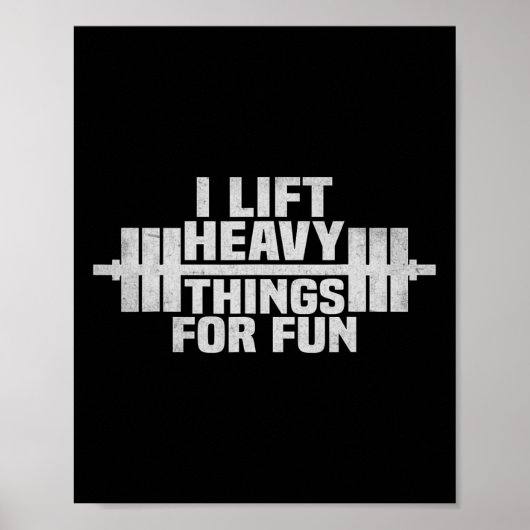 Grappige Gym Pun Gewichtheffen Muscle Crew Workout Poster (Voorkant)