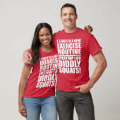 Grappige Gym Quote - Diddly Squats T-shirt (Unisex)