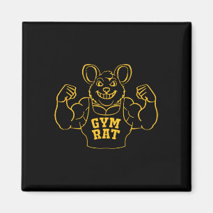 Grappige Gym Rat Bodybuilding voor Gym Lovers Magneet