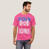 Grappige Gym Workout Gewichtheffen Biden kan het n T-shirt (Voorkant volledig)