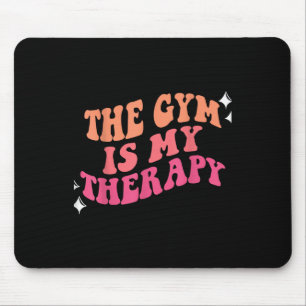 Grappige Gym Workout Motivatie Dit is mijn therapi Muismat