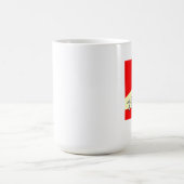 Grappige gymnast ei gymnastiek terug flips ontbijt koffiemok (Center)