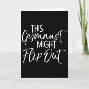 Grappige Gymnastiek Ckflip Citaat Deze Gymnast Zou Kaart