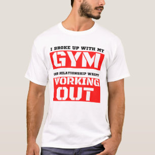 grappige gymopgrap t-shirt