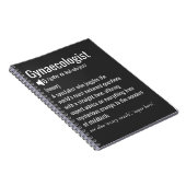 Grappige gynaecoloog definitie gynaecoloog notitieboek (Rechterzijde)