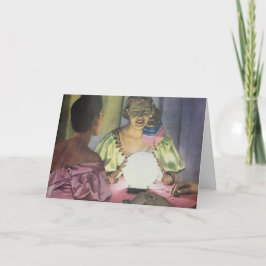 Grappige  Gypsy Fortune Teller Seance Kaart